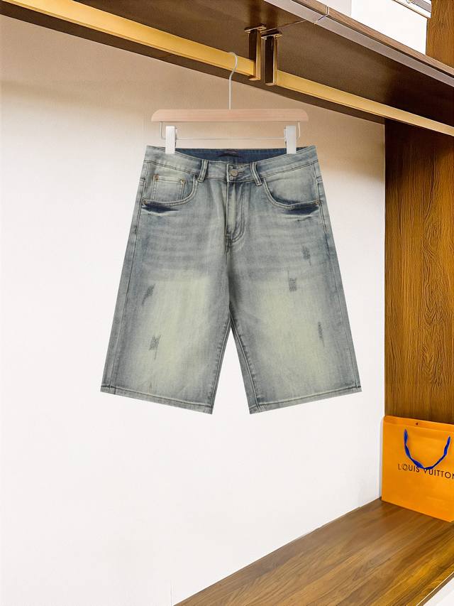 Lv High-end customized 25Ss spring and summer new men's straight original denim