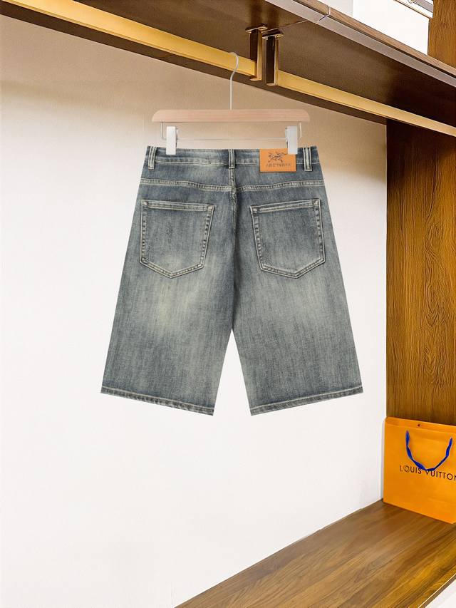 Arc'teryx 2025 summer new men's slim-fit denim shorts official website synchroni