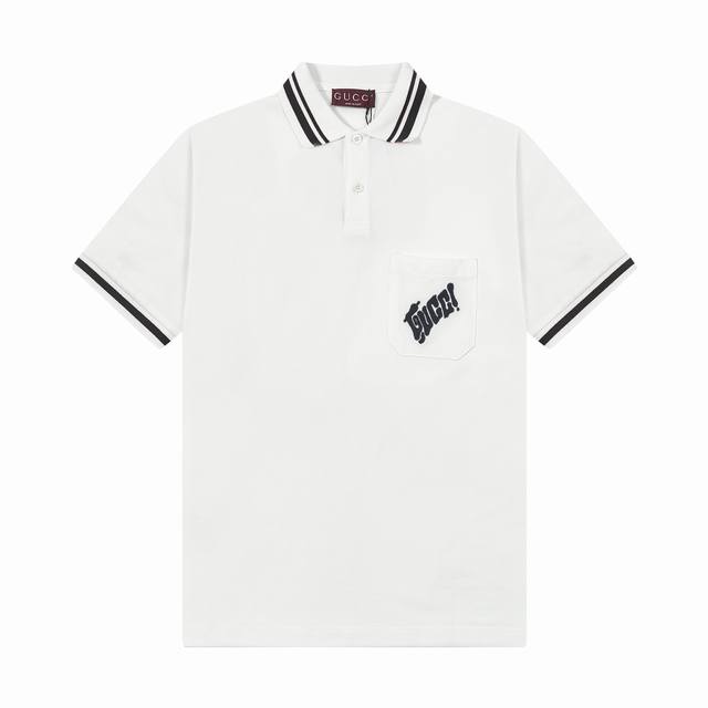 Brand: Gucci Fabric: pure cotton mercerized pearl Weight: 230g Color: black whit