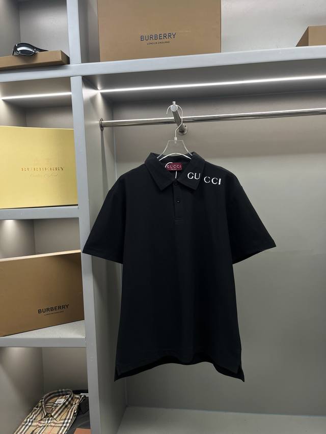 Gucci's new Polo shirt with counter-printing Original fabric, same as the offici