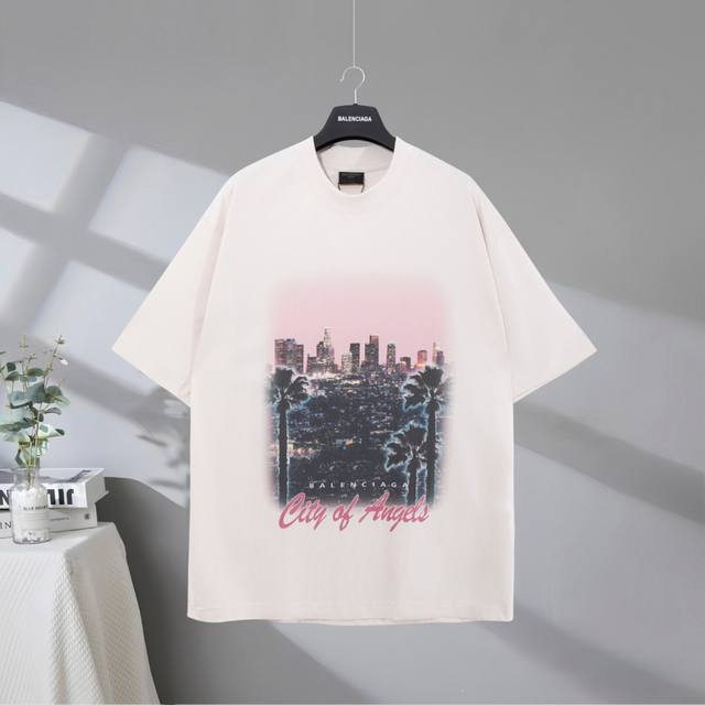 B201# Top quality in the market Balenciaga 2025Ss Los Angeles night scene printe