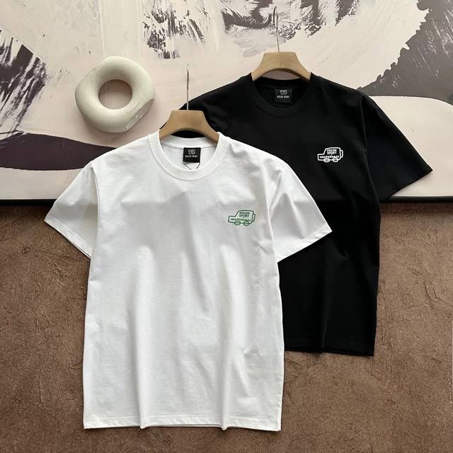 Model number: Wkd68 Kolon Sport Ss25 Outdoor leisure breathable round neck print