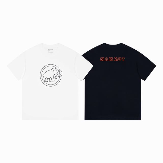High quality Mammut summer round neck print classic letter elephant Style: B10 F