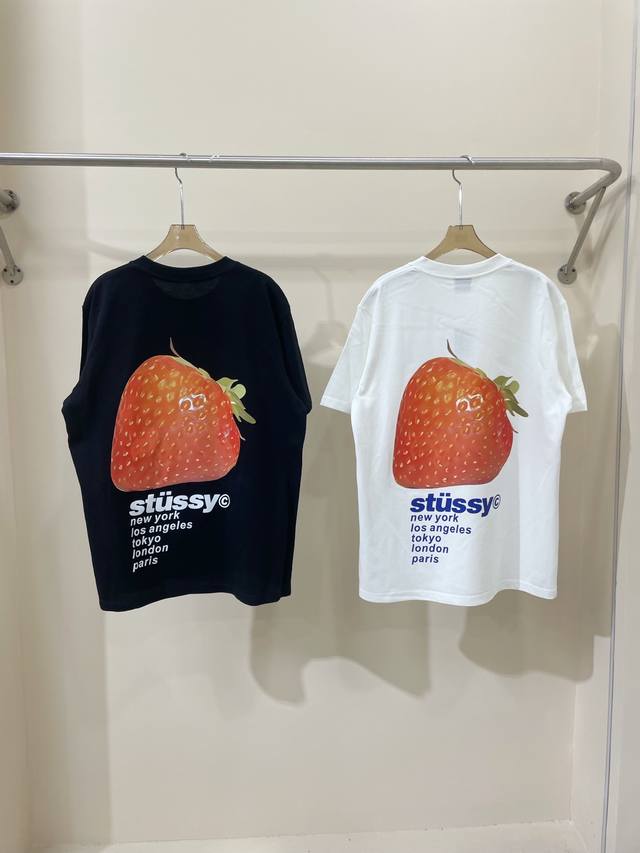 A10# Stussy Spring and Summer Series Classic Printed Letter Logo 260g Double Yar