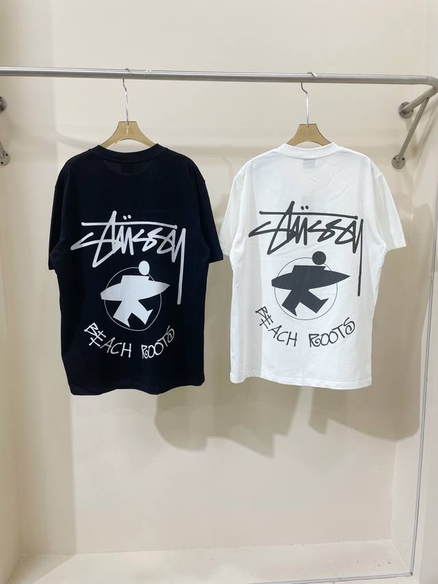 A06# Stussy Spring and Summer Series Classic Printed Letter Logo 260g Double Yar