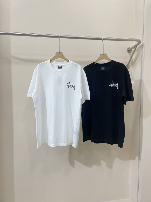 A01# Stussy Spring and Summer Series Classic Printed Letter Logo 260g Double Yar