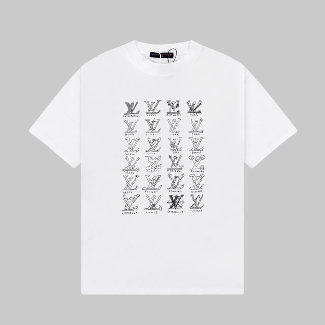 Dl72 Dlv Dlouis Vuitton Louis Vuitton 23Ss Dlogo pattern printed classic short-s
