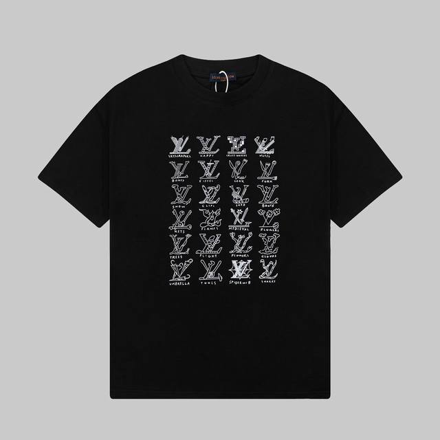 Dl72 Dlv Dlouis Vuitton Louis Vuitton 23Ss Dlogo pattern printed classic short-s
