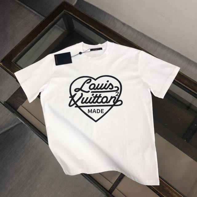 Dl35 Dlouis Vuitton Dlv Louis Vuitton 25Ss new summer round neck short-sleeved T
