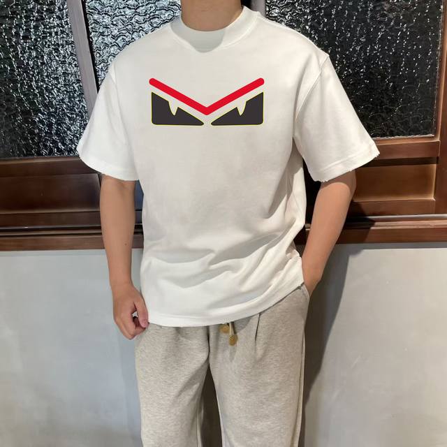Style number: Fd46 Fendi 25Ss Master-designed trendy new printed round neck shor