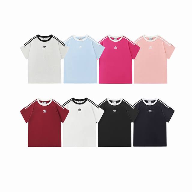 Style number: 830 Adidas Adidas clover new summer three-bar 8 colors casual loos
