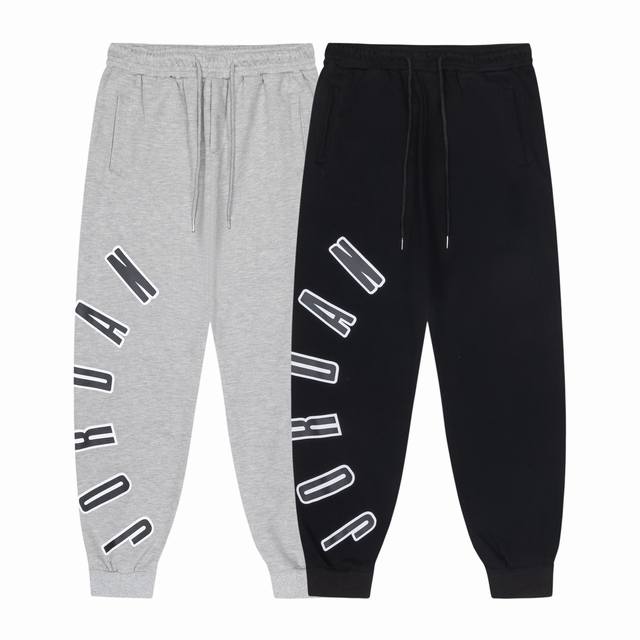 815#Aj flying terry sweatpants black gray M-Xxl