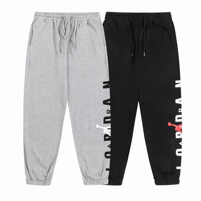 3006 # Aj flying terry sweatpants black gray M-Xxl