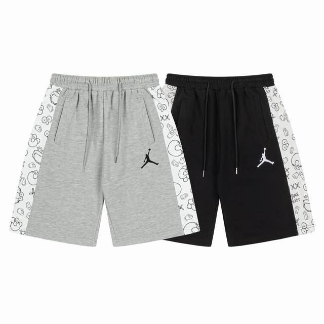 909#Aj flying shorts black gray M-Xxl