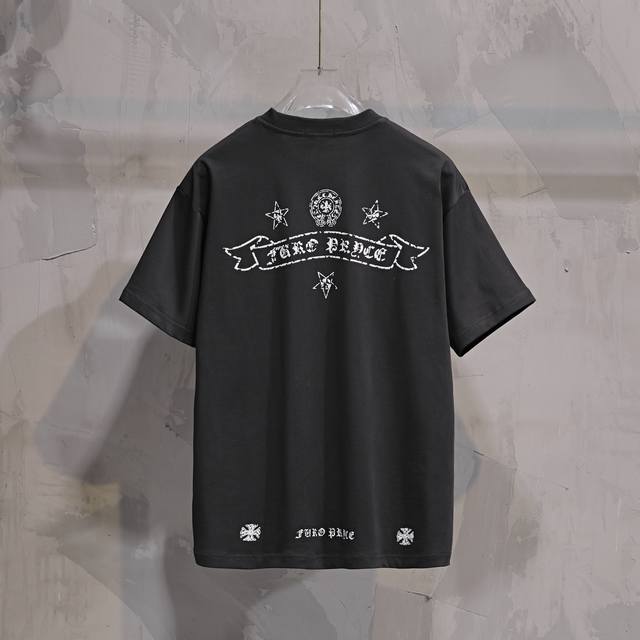 Fashion classic five-pointed star cross scroll Sanskrit letter printed casual sh