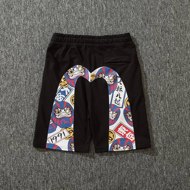 Big M Daruma Osaka House Flower Element Printed Cropped Pants, Terry Sweater Fab