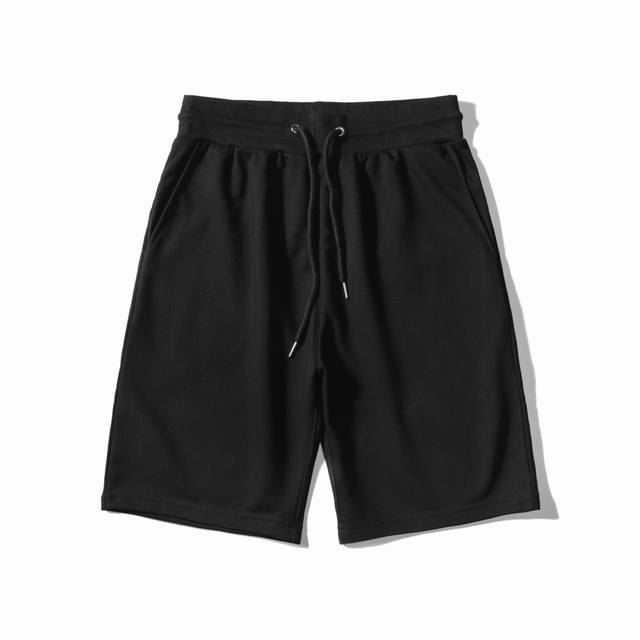 Large M printed sheep pattern old man heavy embroidery new shorts, thin terry sw