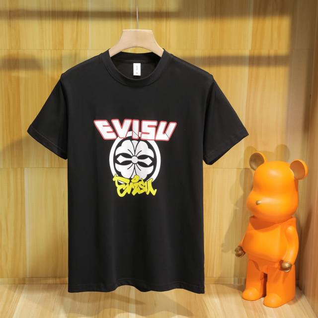 Fushen summer new style seagull family flower print loose round neck letter shor