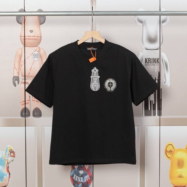 Chrome Hearts Chrome Hearts diamond print short sleeve T-shirt with high-end hot