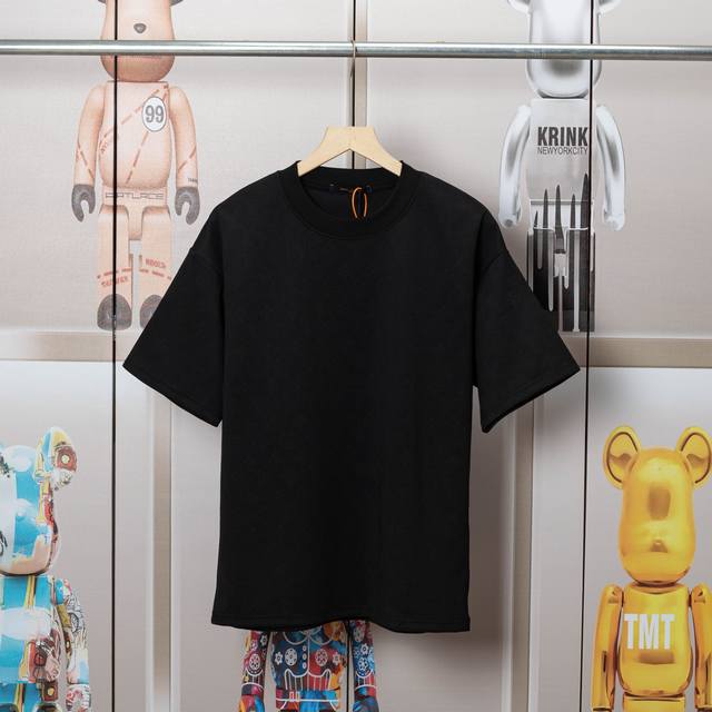 Lv Louis Spring and Summer Heavy 320g Jacquard T-shirt, full of classic old flow