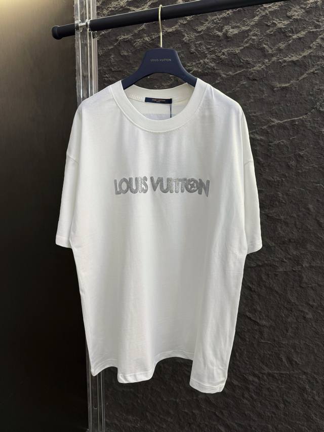 Style No. V010 Lv new bright pink foam letter short-sleeved T-shirt Customized 2