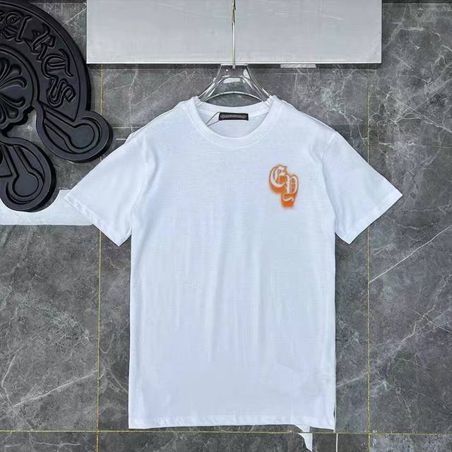 Style No. Ys152 Chrome Hearts new printed short-sleeved T-shirt uses custom fabr