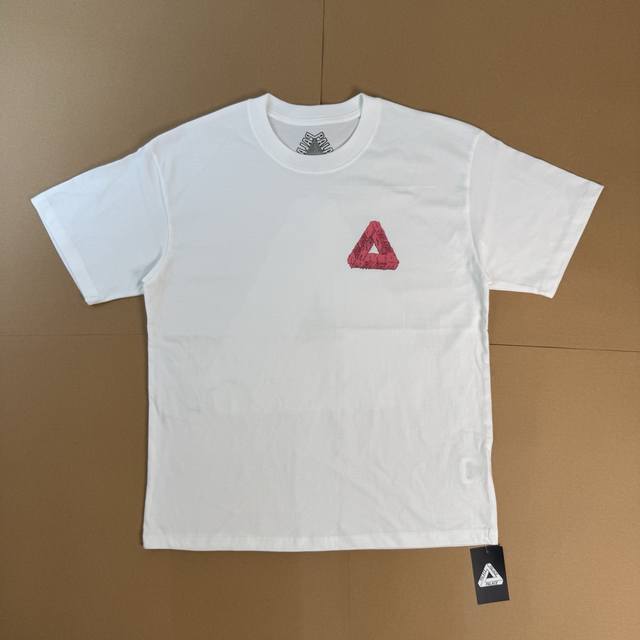 Palace Tri-To-Help charity limited triangle short-sleeved T-shirt unisex black a
