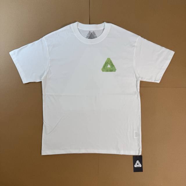 Palace Tri-Slime T-Shirt Logo Green Label Short Sleeve T-Shirt Unisex Black and