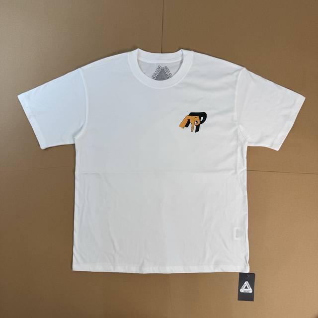 Palace Ss22 Valley Of The Shadows T-Shirt Black Finger geometric pattern short-s