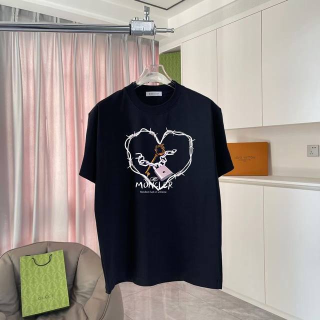 Moncle* Moncle 2025 summer new personalized logo printing custom fabric 300 shor