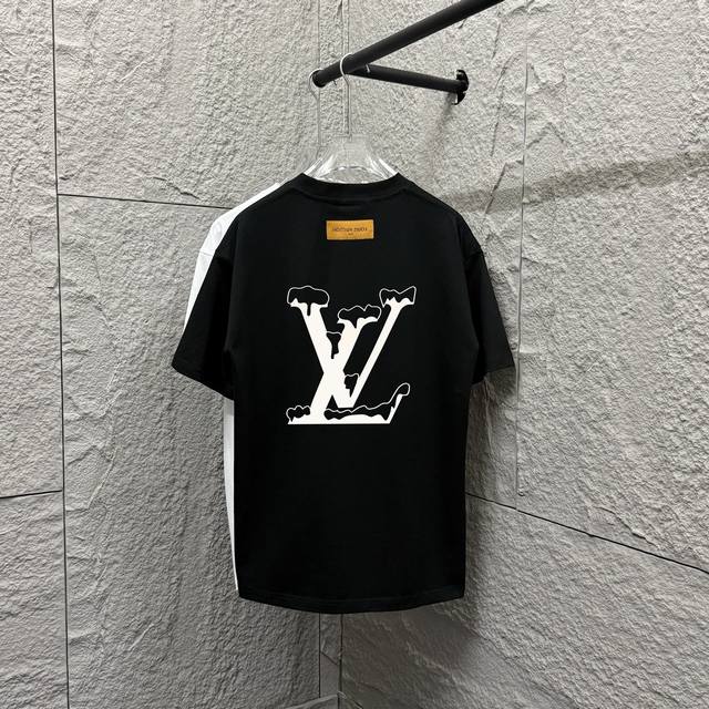 Lv Louis 2025 spring and summer new style classic letter embroidery on the chest