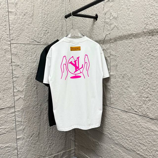 Lv Louis 2025 spring and summer new classic inverted V pink letter foaming proce