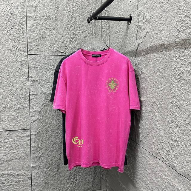 Ch* Chrome Hearts* 2025 Spring and Summer New Snowflake Old Washed Retro Round N