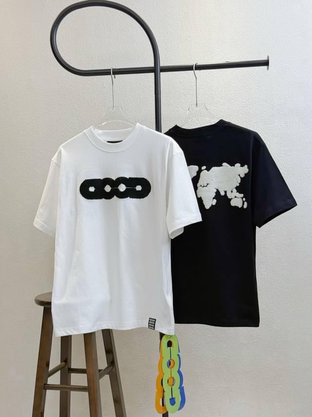 Style No. X184 Good Rand heavy-duty letter earth towel embroidery round neck sho