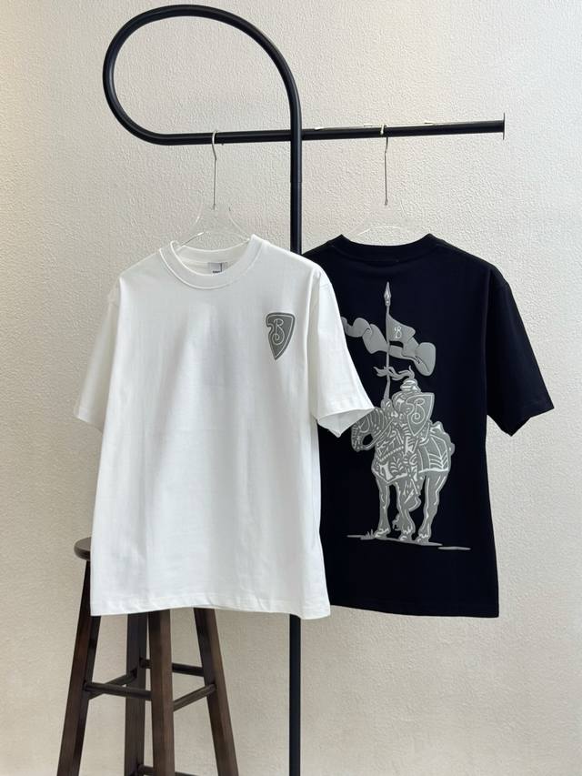 Style No. X145 Burberry 3D Warhorse foam print round neck short sleeves Bought t