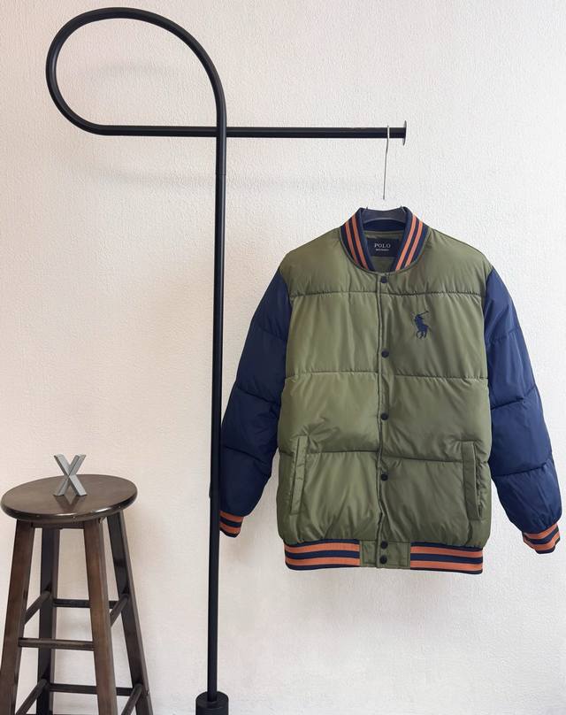 Style No. Xb0181 Ralph Lauren spliced sleeve button down jacket in two colors Sa