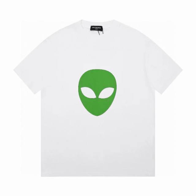 Balenciaga Paris alien clown short sleeves Heavy 260G customized 32-count origin