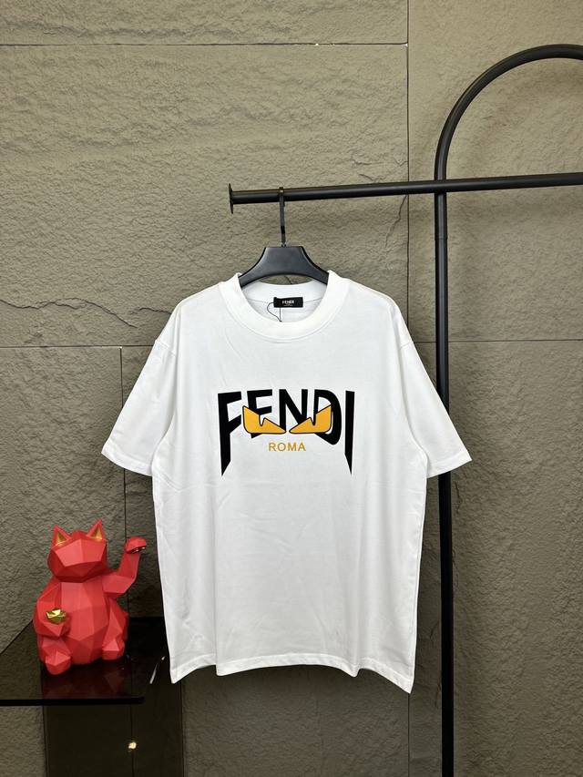 Style No. Db020 Dbendi Fendi 2025 new flocked small eyes Logo High-end cotton T-
