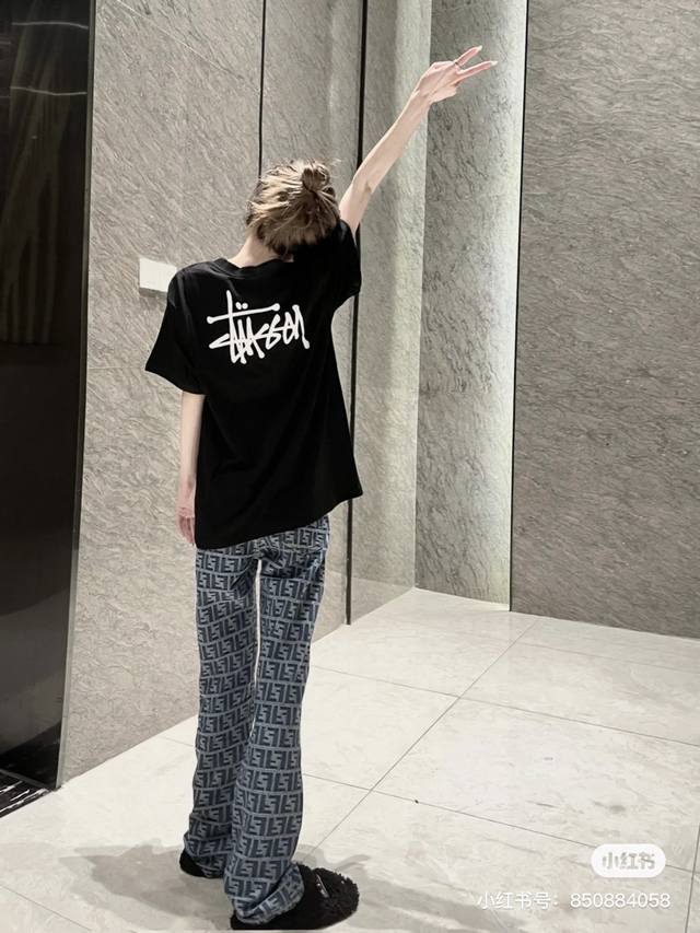 Fendi 24Ss new double F full print jeans The latest product, available at the co