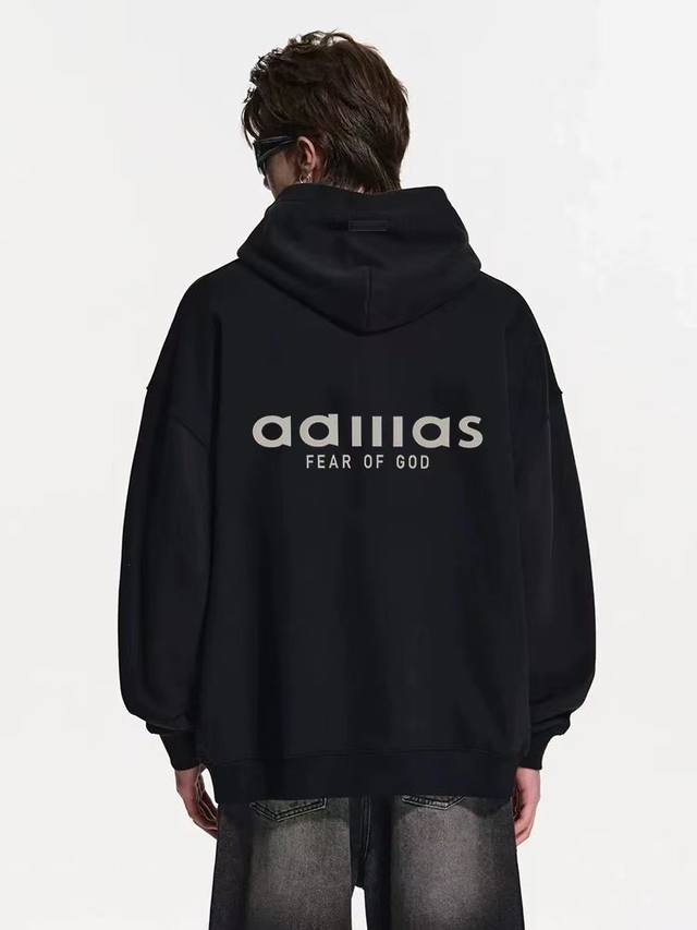 Fog-8830# Fear Of God joint Ad three-bar new trendy brand high street plus velve