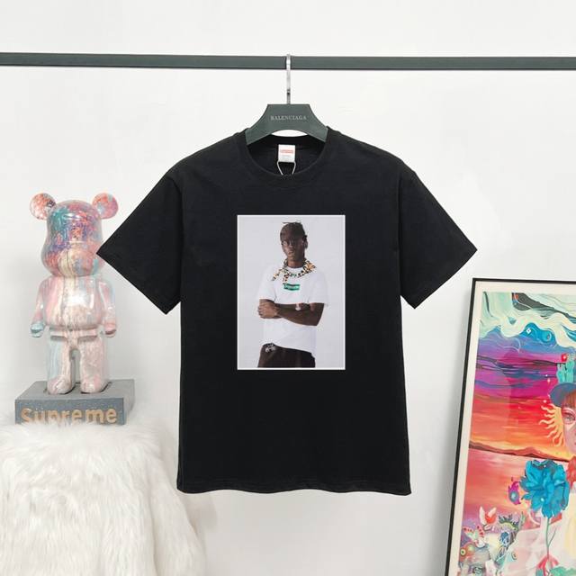 Style number: Q14 # Supreme Fw24 Tyler The Creator Tee Portrait print casual rou