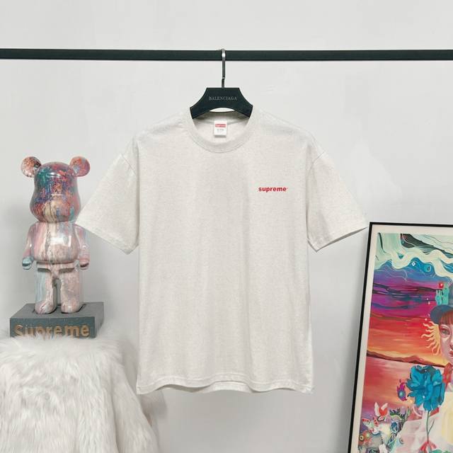 Style: Q13 # Supreme Fw24 Week1 Money Tee Cotton short-sleeved T-shirt with lett
