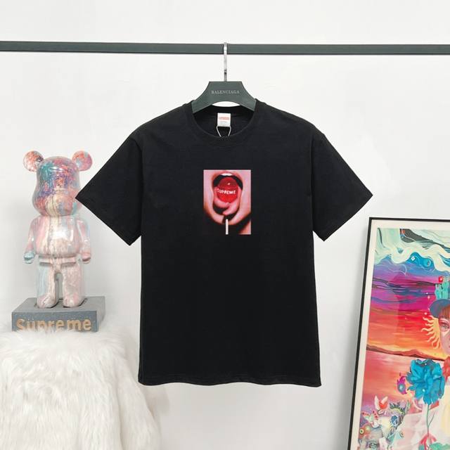 Style number: Q11 # Supreme Fw24 Autumn T-shirt series Week8 Lollipop Tee Brand