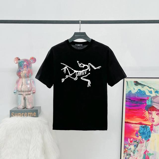 Style number: S52 Arcteryx Kragg mountain series chest bird skeleton large logo