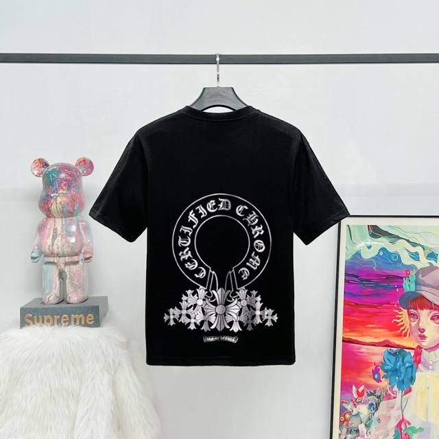 Style: K34 Original version Chrome Hearts Horseshoe Sanskrit Overlapping Cross C