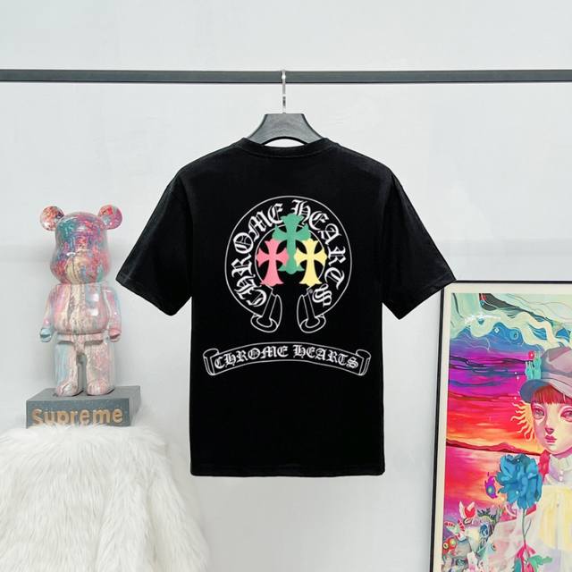 Style: K06 Original original label Chrome Hearts colorful horseshoe cross letter