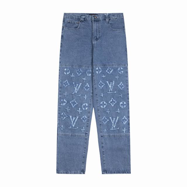 New Arrival: Style No.: B906 Louis Vuitton Lv Retro Ripped Jacquard Letter Logo