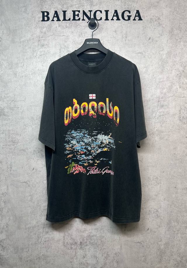 Balenciaga top version official website quality 25Ss new Tbilisi retro faded let