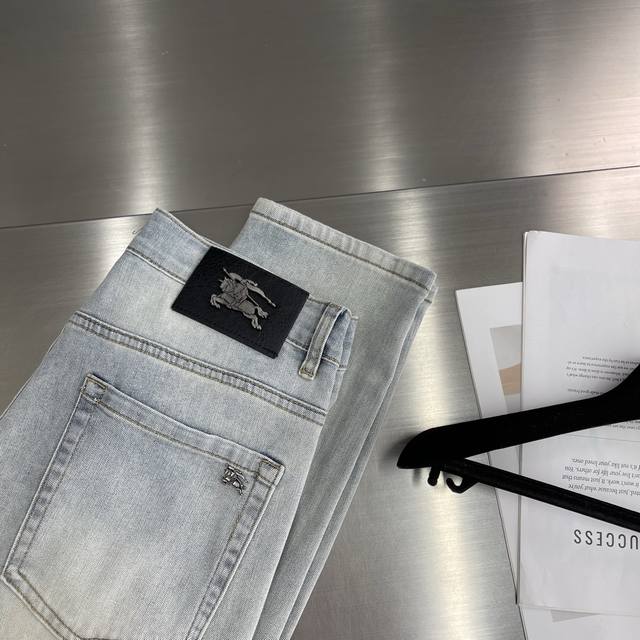 Bbr High-end customized spring new men's washed jeans High-end quality fashion c