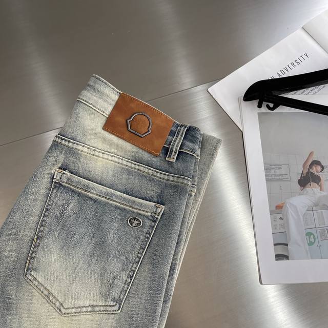 Dio 25Ss Spring and Summer Men's Small Straight Jeans Early Spring New Style Sup
